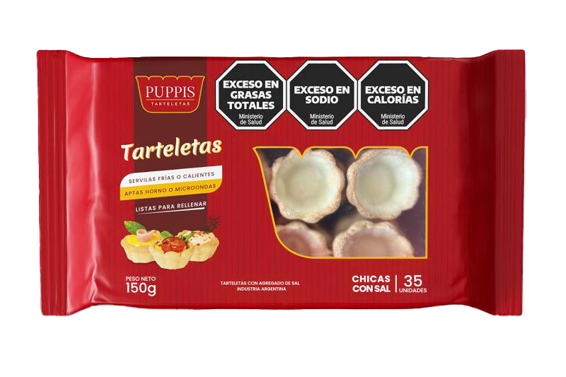 PUPPIS TARTELETAS GRANDE 10U X 150 G 12 