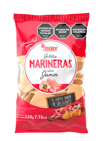 TOSTEX MARINERA JAMON X220GR 12