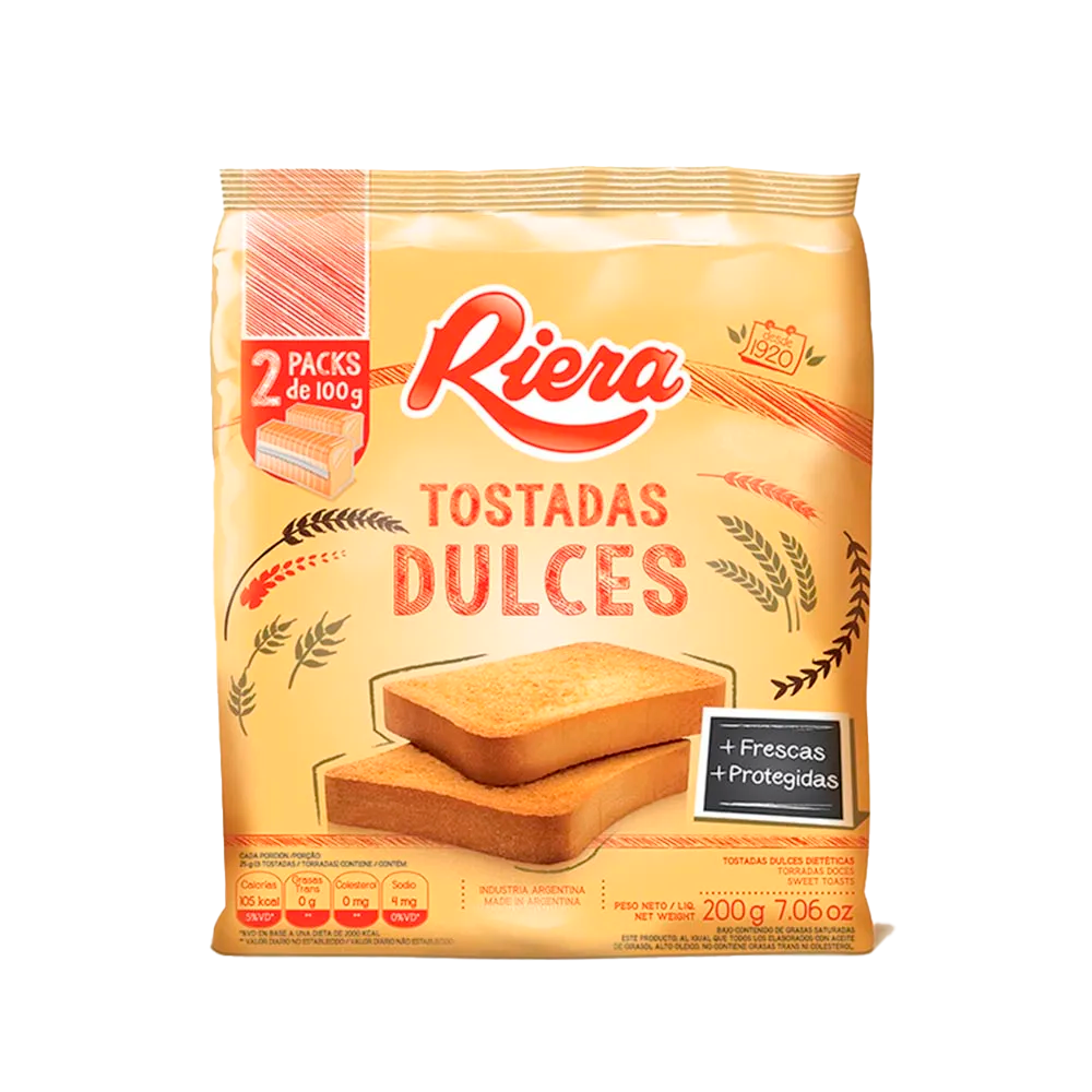 RIERA CLASICAS DULCE X 200 GRS 18 