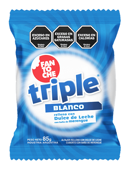 FANTOCHE CAJA ALFAJOR BLANCO 12 X 85 G
