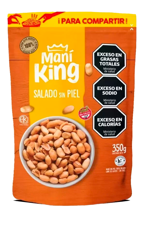 KING MANI SALADO SIN PIEL X 350 G 20