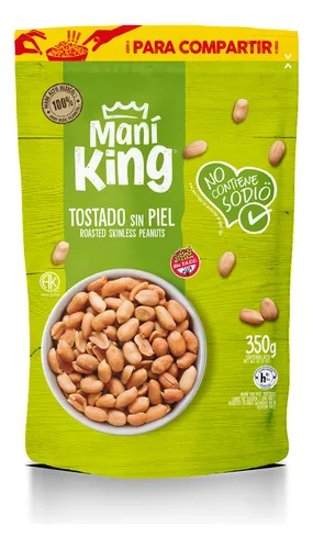 KING MANI TOSTADO SIN PIEL X 350 G 20