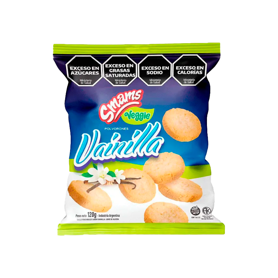 SMAMS POLVORON VEGGIE VAINILLA X 120 G 18