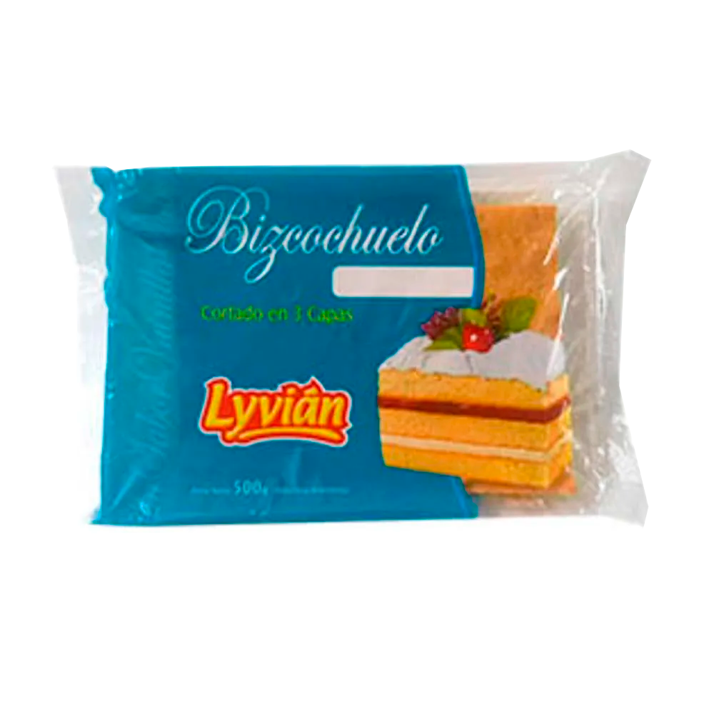 LYVIAN BIZCOCHUELO RECTANGULAR VAINILLA X 500 8