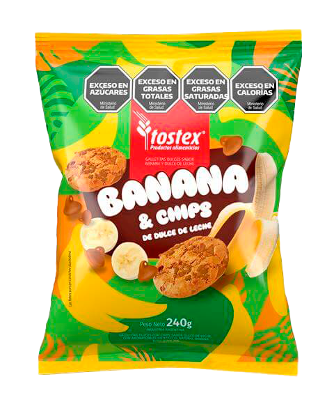 TOSTEX BANANA Y CHIPS D/L X 240  12