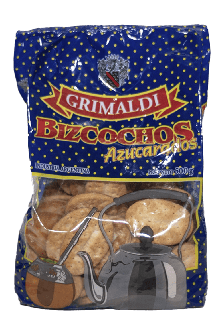 GRIMALDI BIZCOCHOS AZUCARADOS X 500 GRS 12 