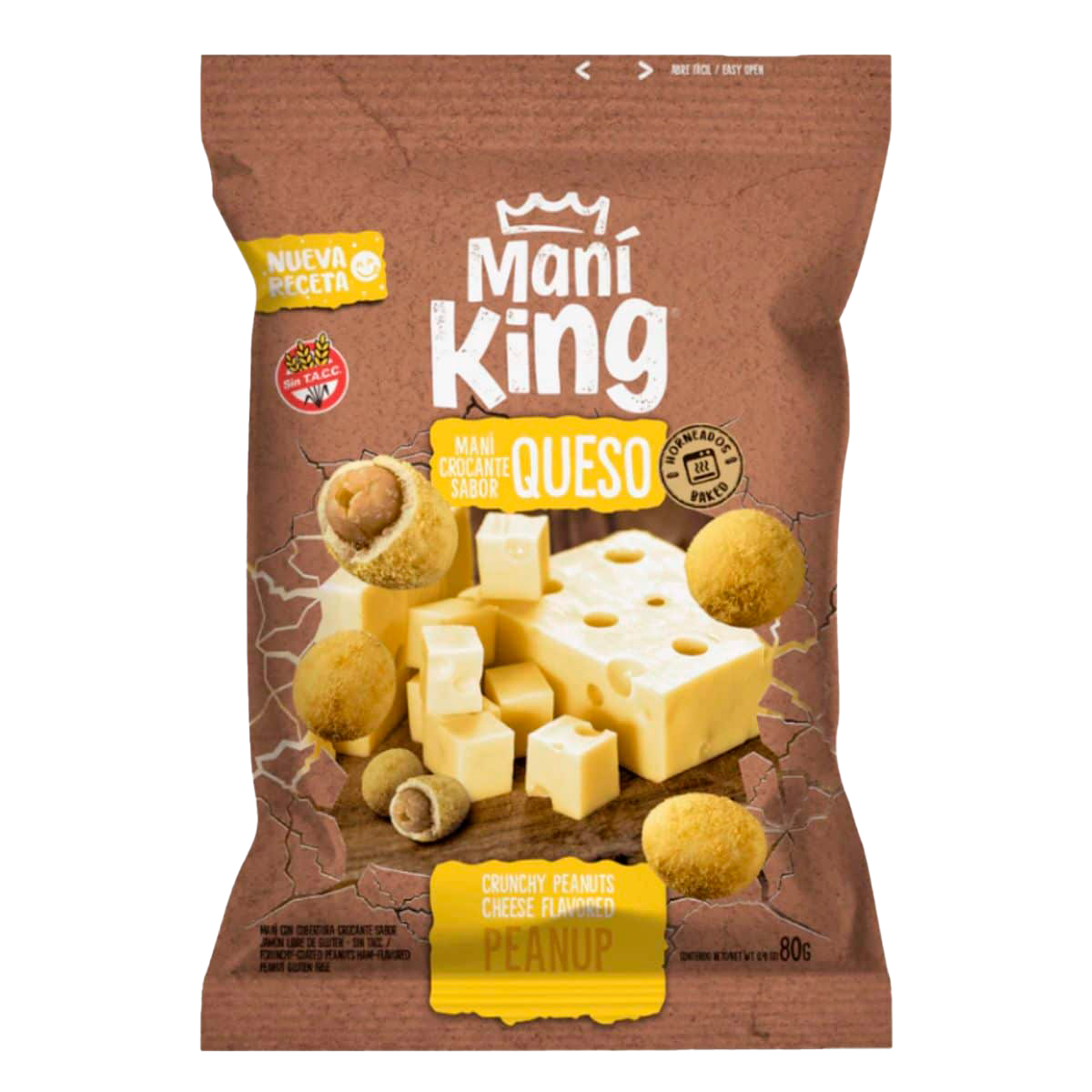 KING MANI CROC JAPONES QUESO X 80 G