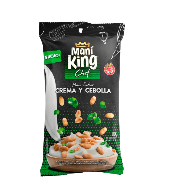 KING MANI SABOR CREMA CEBOLLA X 80 G