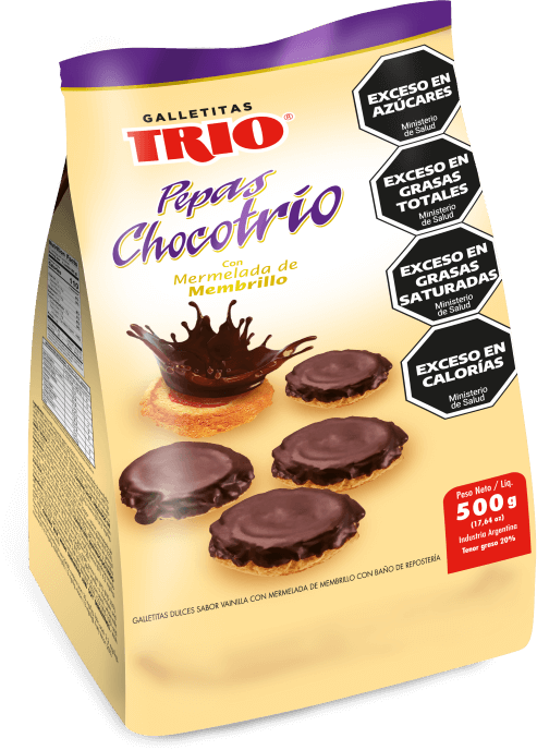 TRIO PEPAS CHOCOTRIO X 500 G 10