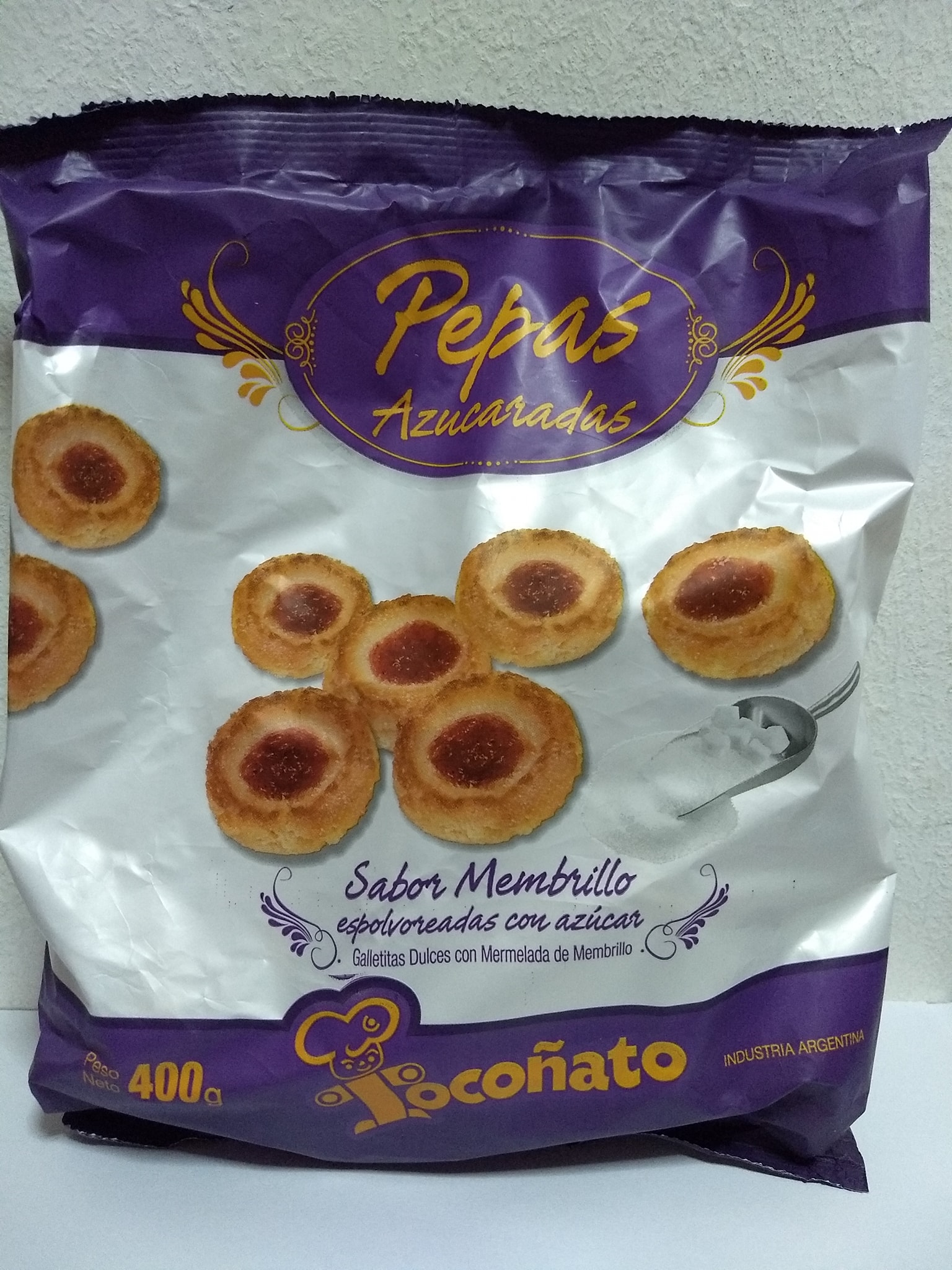 TOCOÑATO PEPAS AZUCARADAS X 400 GRS