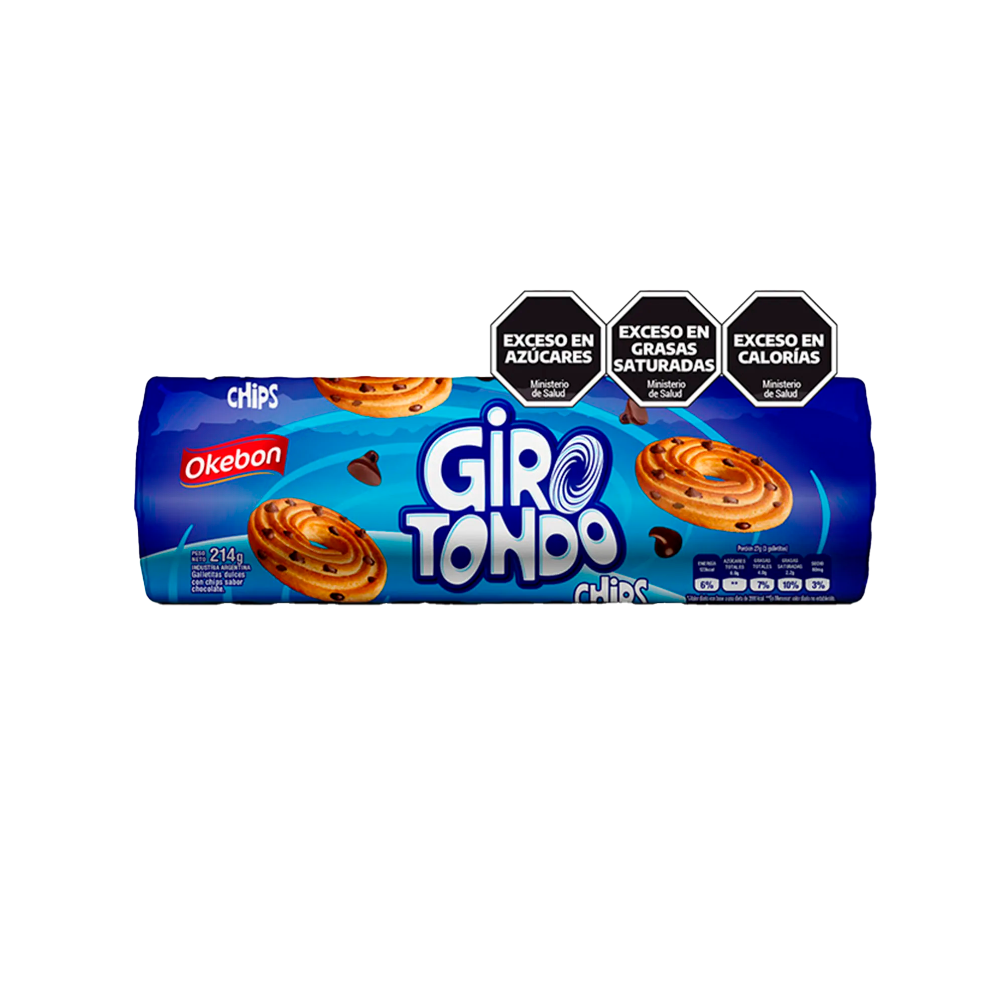 OKEBON GIROTONDO CHIPS X 214 G 16