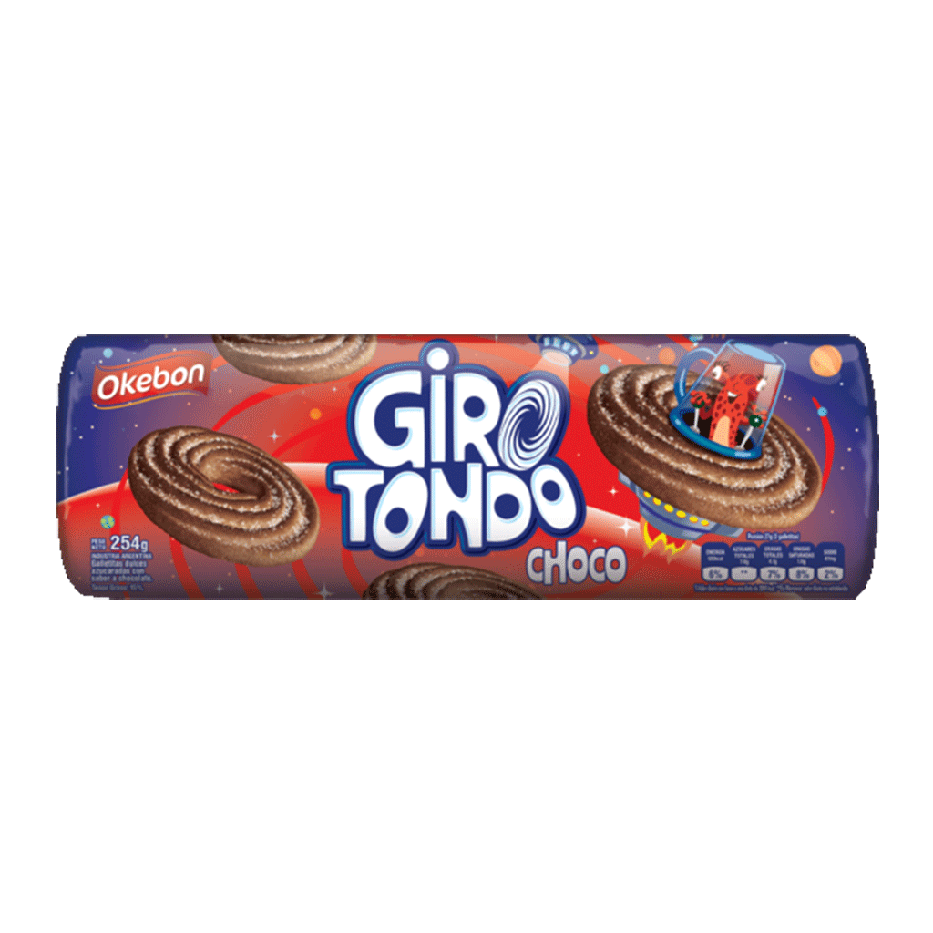 OKEBON GIROTONDO CHOCOLATE X 245 GRS 16