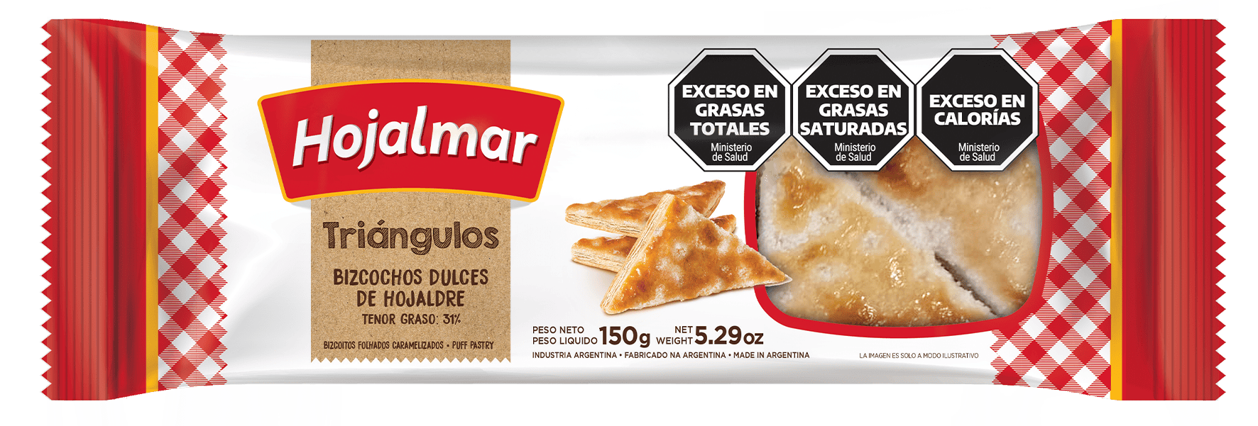 HOJALMAR TRIANGULITO X 150 GRS 18