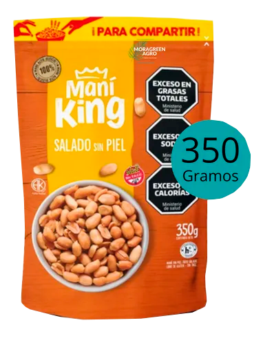 KING MANI SALADO CON PIEL X 350 GRS 20