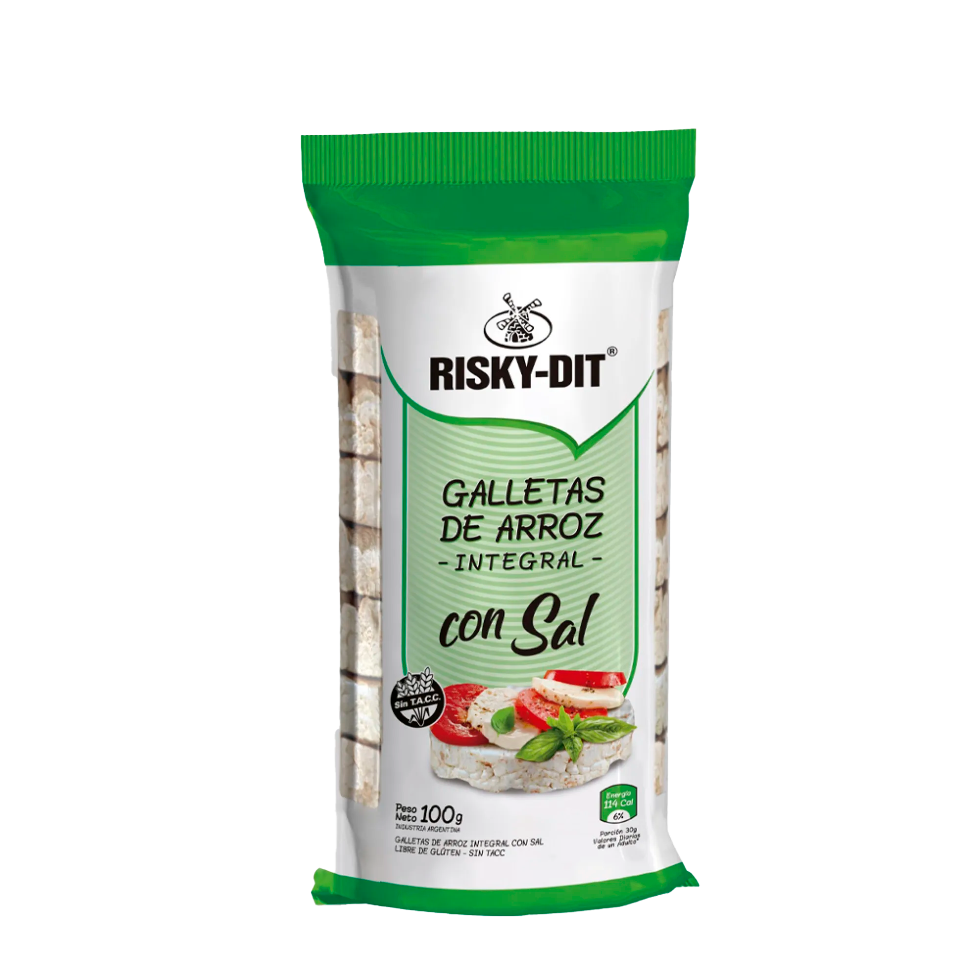 RISKY-DIT DISCO ARROZ SALADO X 90 G 12