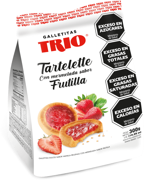 TRIO TARTELETTE FRUTILLA X 300 G 10