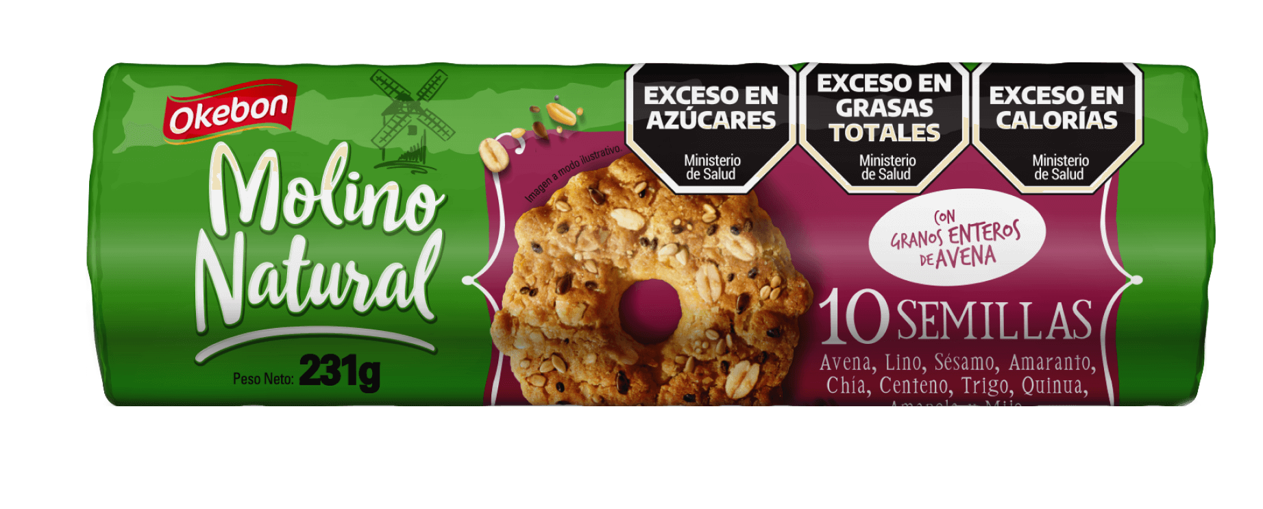 OKEBON MOLINO 10 SEMILLAS X 231 GRS 16