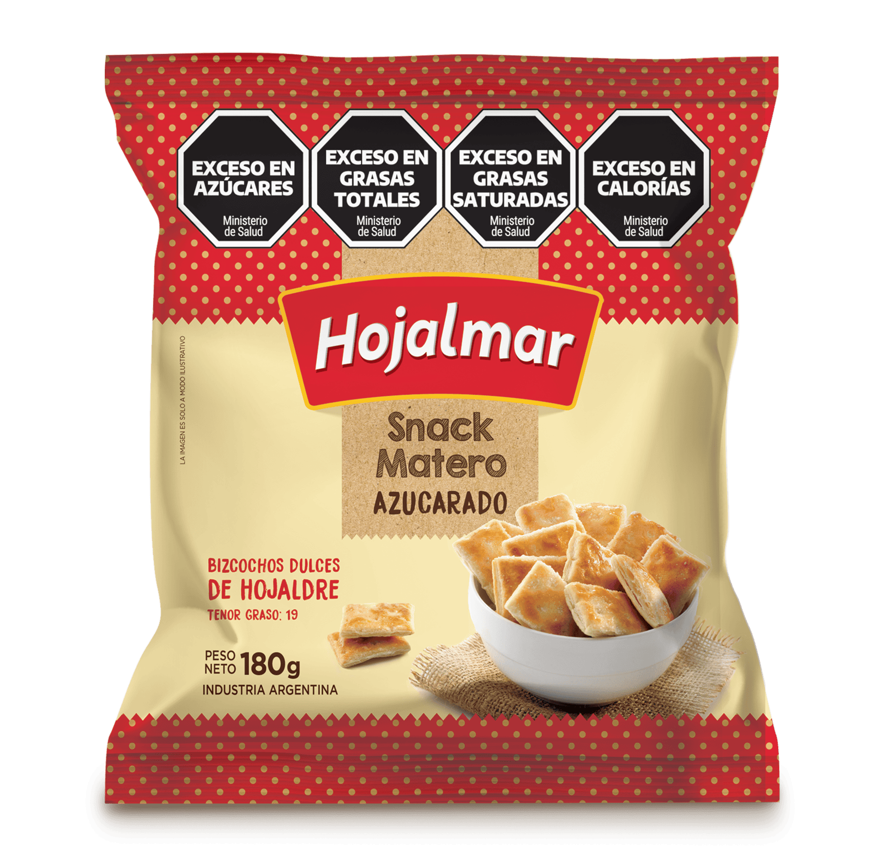 HOJALMAR SNACK MATERO X 180 GRS 18