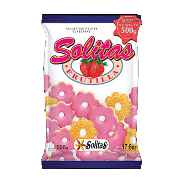 SOLITAS FRUTILLA X 500 G 8