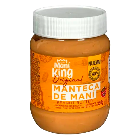 KING MANTECA MANI ORIGINAL X 350GR 12 